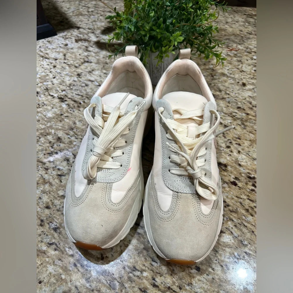 TORY BURCH Suede Good Luck Low Top Training Sneakers 10